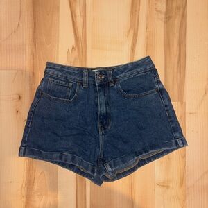 PacSun Dark Blue Jean Shorts